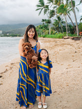 Load image into Gallery viewer, Buff 'n Blue Puakenikeni Maxi Dress