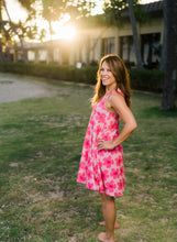 Load image into Gallery viewer, Hot Pink Hibiscus—Dress Noe