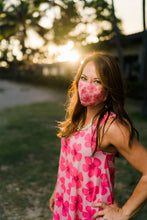 Load image into Gallery viewer, Hot Pink Hibiscus—Dress Noe