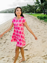 Load image into Gallery viewer, Hot Pink Hibiscus—Dress Maila