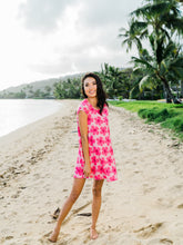 Load image into Gallery viewer, Hot Pink Hibiscus—Dress Maila