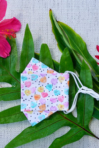 Candy Hearts Origami Mask