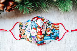 Rudolph the Red-Nosed Reindeer Origami Mask