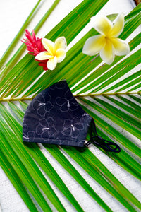 Black Kona Hibiscus Mask